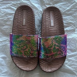 Fashion Nova Women’s Slide (Multicolor)- BRAND NEW!!!